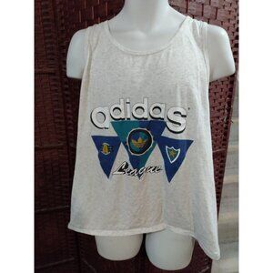 Vintage 90s Adidas league Tank Top Shirt XXL Retro T Shirt Graphic Tee